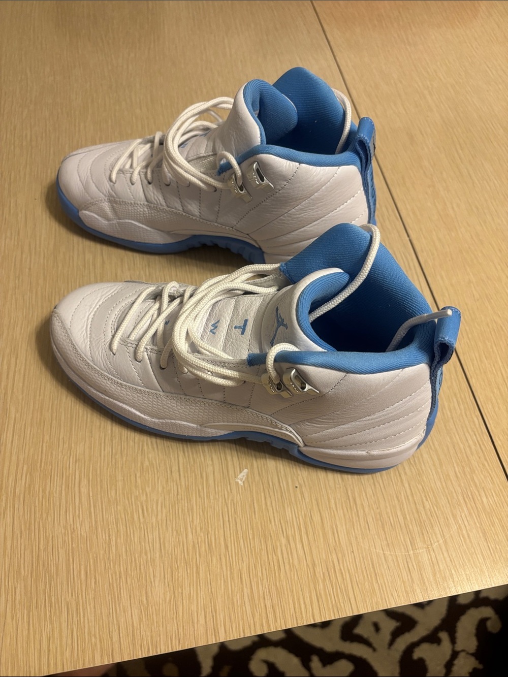 Kids Jordans Retro 12s Carolina Blue